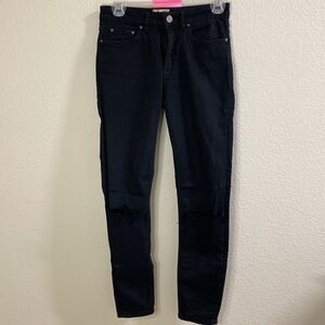 Acne‎ Studio Black Distressed Denim 27x32
